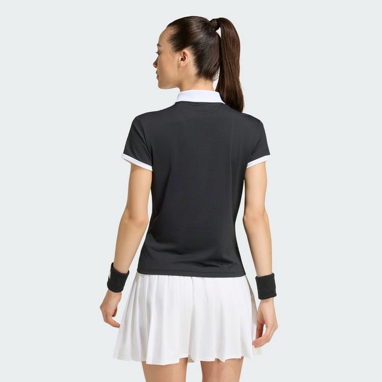 adidas adidas TENNIS CLASSICS POLOSHIRT Tennis Polo Damen - Black - 1 | SportScheck