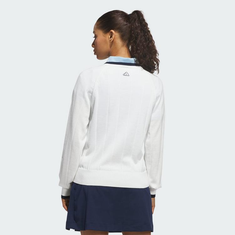 adidas adidas ULTIMATE365+ STRICKPULLOVER MIT Sweatshirt Damen - White - 1 | SportScheck