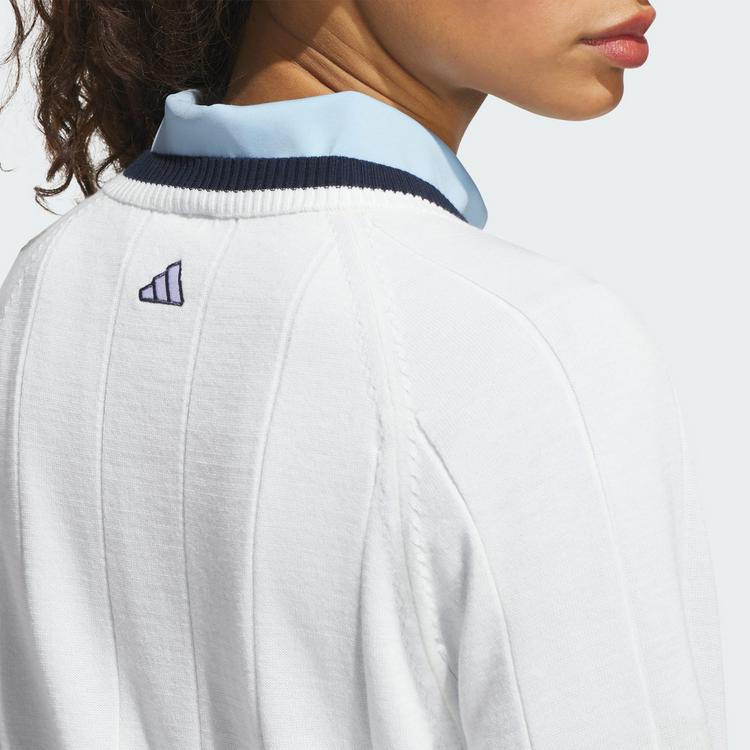 adidas adidas ULTIMATE365+ STRICKPULLOVER MIT Sweatshirt Damen - White - 1 | SportScheck