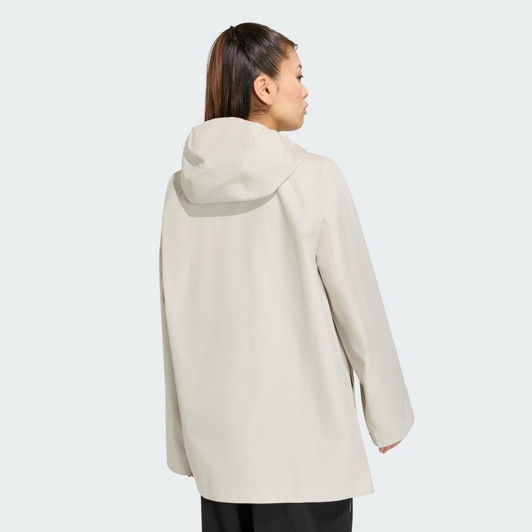adidas adidas ESSENTIALS RAIN PARKA Regenjacke Damen - Beige - 1 | SportScheck