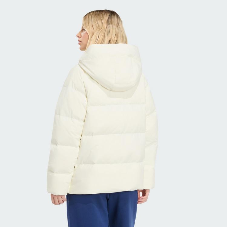 adidas adidas HELIONIC PUFFER DAUNENJACKE, KAPUZE Daunenjacke Damen - Off White - 1 | SportScheck