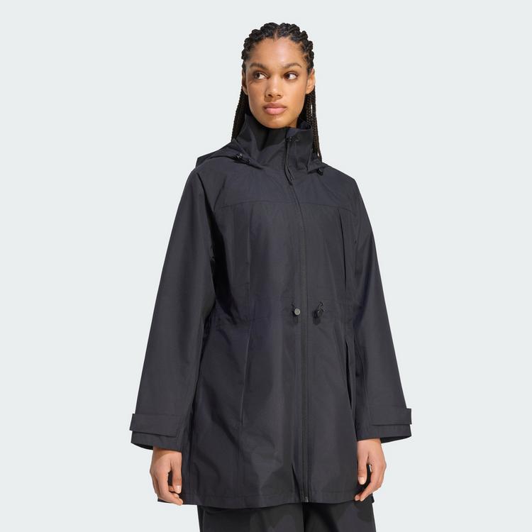 adidas adidas CITY RAIN PARKA Winterjacke Damen - Black - 0 | SportScheck