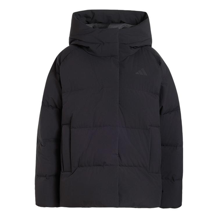 adidas adidas HELIONIC PUFFER DAUNENJACKE, KAPUZE Daunenjacke Damen - Black - 0 | SportScheck