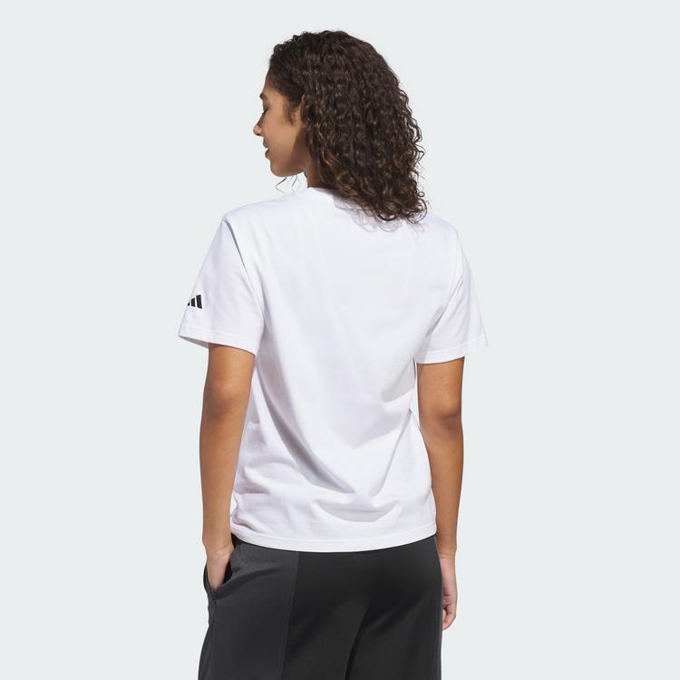 adidas adidas BLOOM AT YOUR OWN PACE GRAFIK T-SHIRT T-Shirt Damen - White - 1 | SportScheck