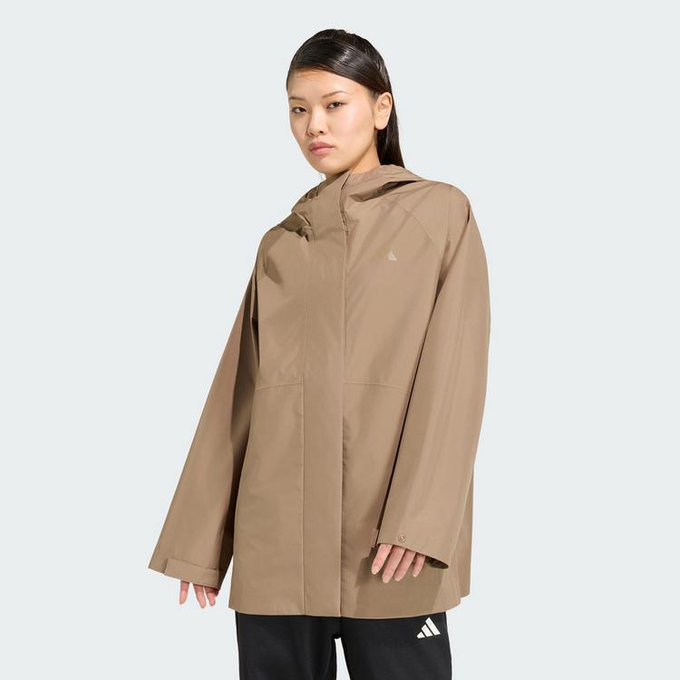 adidas adidas ESSENTIALS RAIN PARKA Regenjacke Damen - Black - 0 | SportScheck