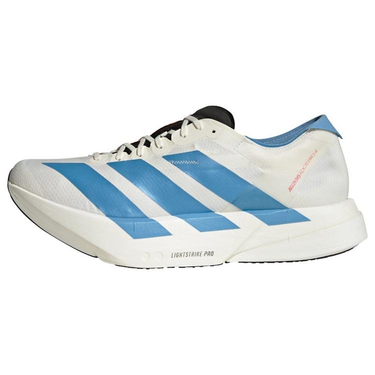 adidas adidas ADIZERO ADIOS PRO 4 LAUFSCHUH Laufschuhe Herren - Off White / Light Blue / Bright Red - 0 | SportScheck