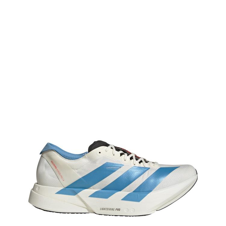 adidas adidas ADIZERO ADIOS PRO 4 LAUFSCHUH Laufschuhe Herren - Off White / Light Blue / Bright Red - 0 | SportScheck