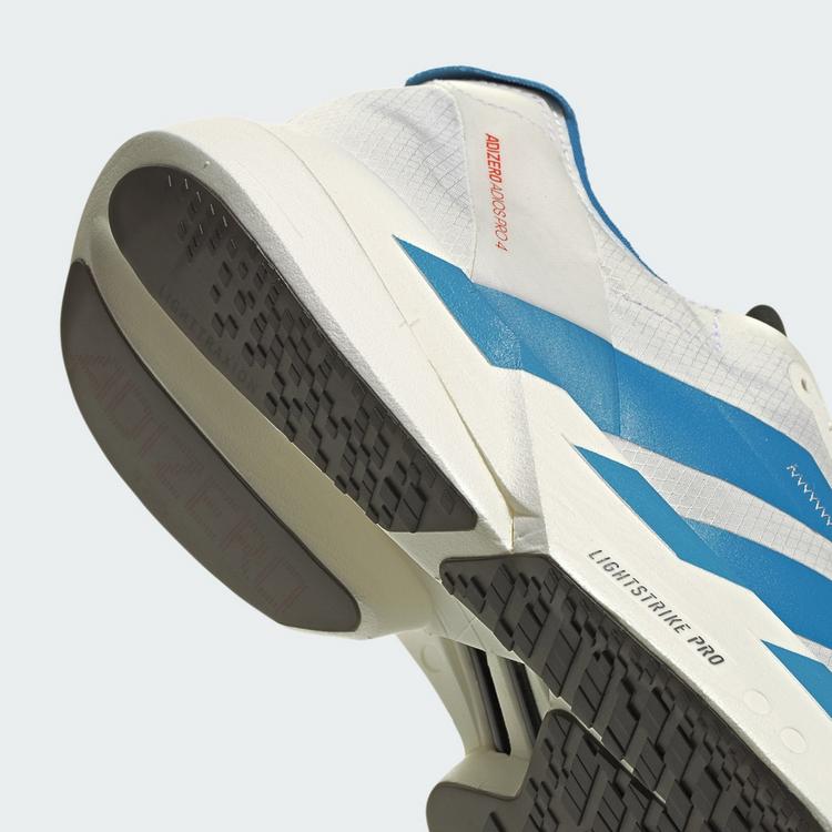 adidas adidas ADIZERO ADIOS PRO 4 LAUFSCHUH Laufschuhe Herren - Off White / Light Blue / Bright Red - 6 | SportScheck