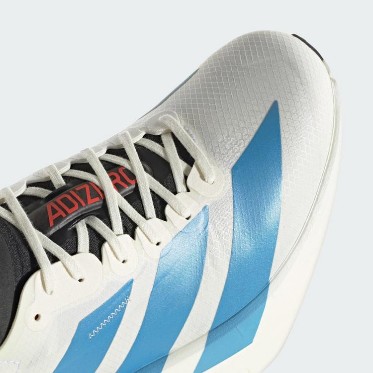 adidas adidas ADIZERO ADIOS PRO 4 LAUFSCHUH Laufschuhe Herren - Off White / Light Blue / Bright Red - 7 | SportScheck