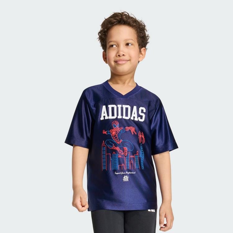 adidas adidas ADIDAS MARVEL SPIDER-MAN T-SHIRT T-Shirt Kinder - Dark Blue / White - 0 | SportScheck