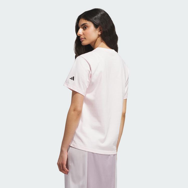 adidas adidas BLOOM AT YOUR OWN PACE GRAFIK T-SHIRT T-Shirt Damen - Distilled Pink - 1 | SportScheck