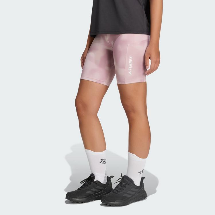 adidas adidas Terrex Multi 8inch Printed Kurze Shorts Damen - Magic Mauve / Dual Lilac - 0 | SportScheck