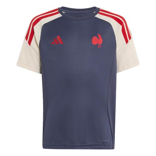 adidas Frankreich Rugby Kids Performance Trikot Funktionsshirt Kinder