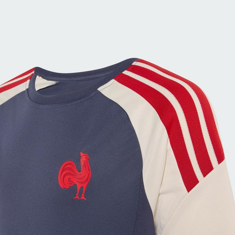 adidas adidas Frankreich Rugby Kids Performance Trikot Funktionsshirt Kinder - Shadow Navy / Cream White - 1 | SportScheck