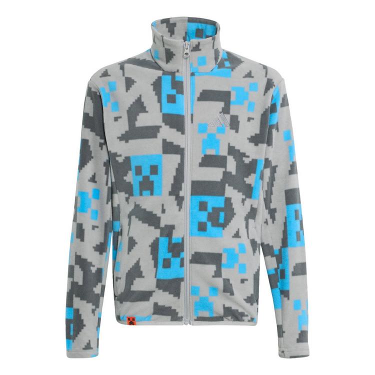 adidas adidas adidas Minecraft Terrex CLIMAWARM Fleecejacke Kinder - Mgh Solid Grey / Grey Five / Semi Blue Burst - 0 | SportScheck