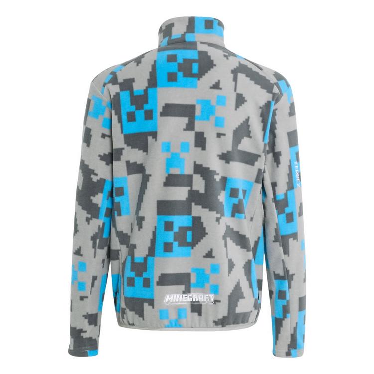 adidas adidas adidas Minecraft Terrex CLIMAWARM Fleecejacke Kinder - Mgh Solid Grey / Grey Five / Semi Blue Burst - 0 | SportScheck