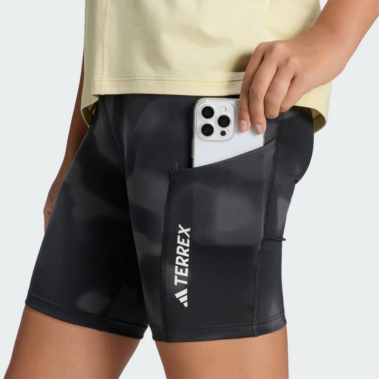 adidas adidas Terrex Multi 8inch Printed Kurze Shorts Damen - Black / Carbon - 0 | SportScheck