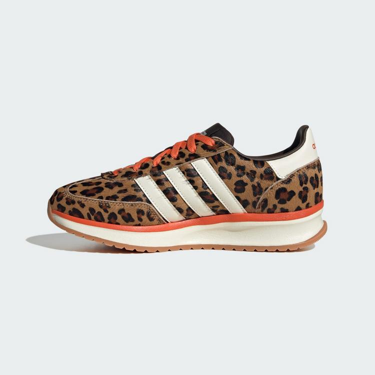 adidas adidas RUN 70S&nbsp;2.0 SCHUH Sneaker Damen - Dark Brown / Off White / Semi Impact Orange - 5 | SportScheck
