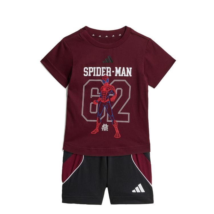 adidas adidas ADIDAS MARVEL SPIDER-MAN SET, T-SHIRT Trainingsanzug Kinder - Maroon / Black - 0 | SportScheck