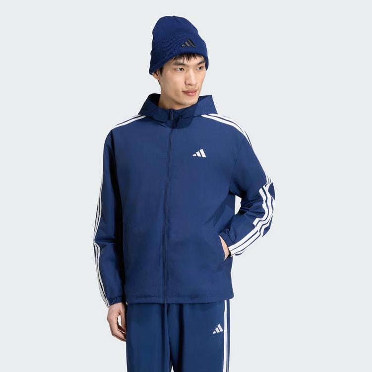 adidas adidas Essentials 3-Streifen Woven Windbreaker Windbreaker Herren - Team Navy Blue 2 / White - 0 | SportScheck