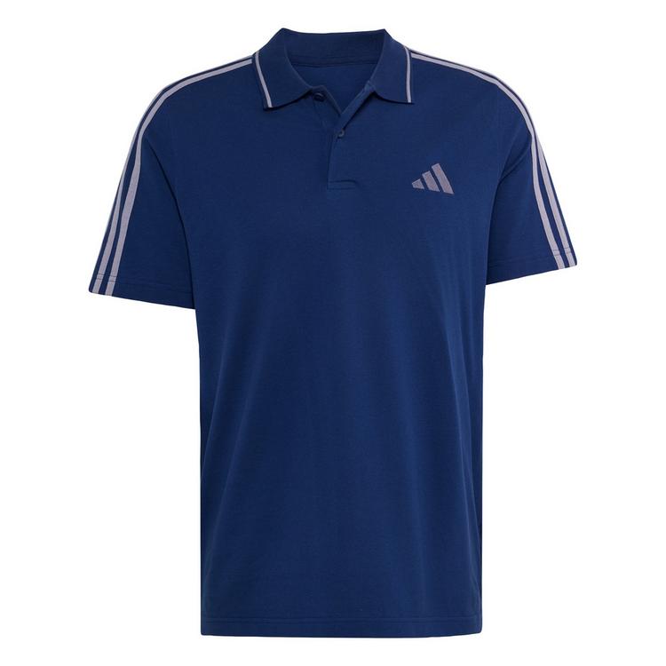 adidas adidas Essentials 3-Streifen Pikee-Poloshirt T-Shirt Herren - Team Navy Blue 2 / White - 0 | SportScheck