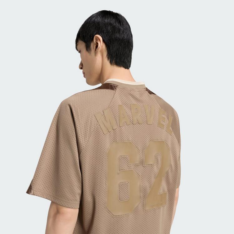 adidas adidas adidas MARVEL SPIDER-MAN Mesh Shirt T-Shirt Herren - Khaki Six - 1 | SportScheck