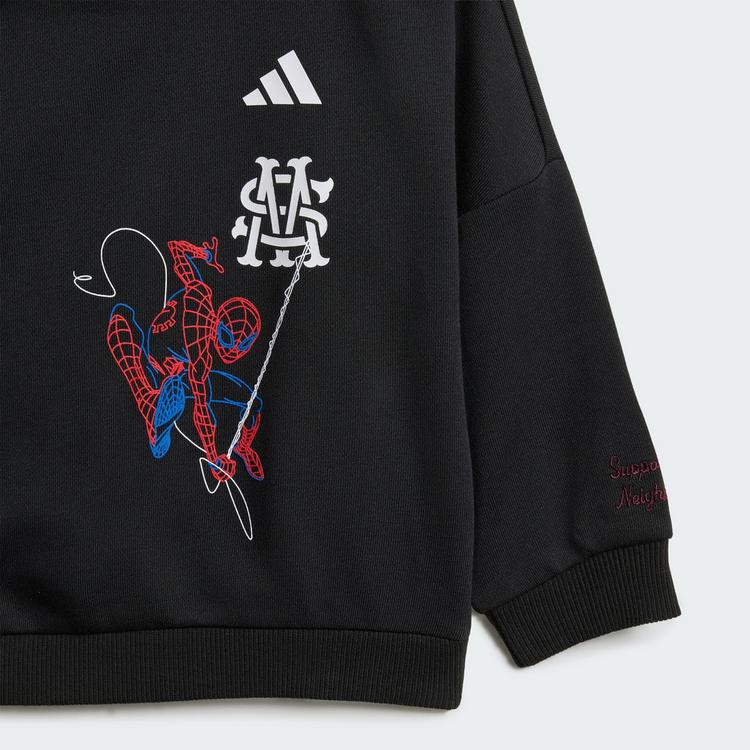 adidas adidas ADIDAS MARVEL SPIDER-MAN JOGGINGANZUG Trainingsanzug Kinder - Black / White - 1 | SportScheck
