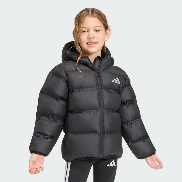 adidas adidas JACKE, KUNSTDAUNEN Trainingsjacke Kinder - Black / Reflective Silver - 0 | SportScheck