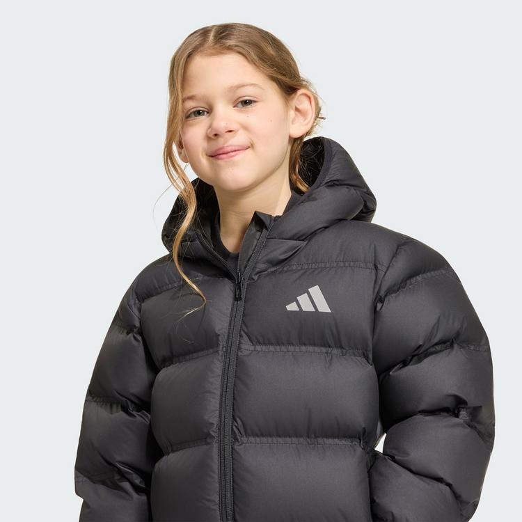 adidas adidas JACKE, KUNSTDAUNEN Trainingsjacke Kinder - Black / Reflective Silver - 0 | SportScheck