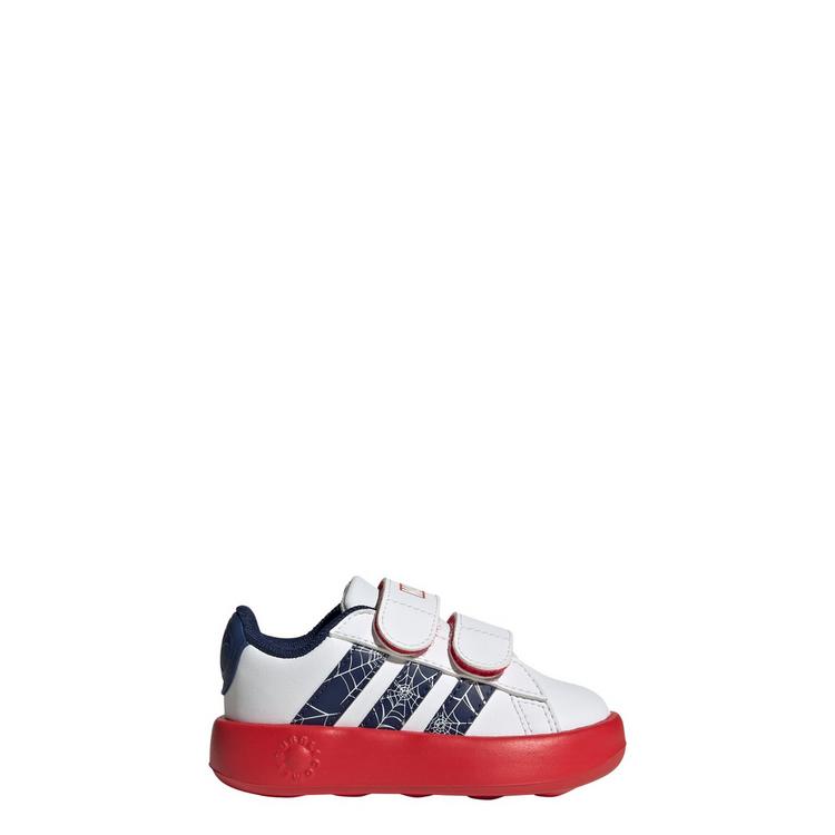 adidas adidas ADIDAS MARVEL SPIDER-MAN GRAND COURT Sneaker Kinder - Cloud White / Dark Blue / Pure Ruby - 0 | SportScheck