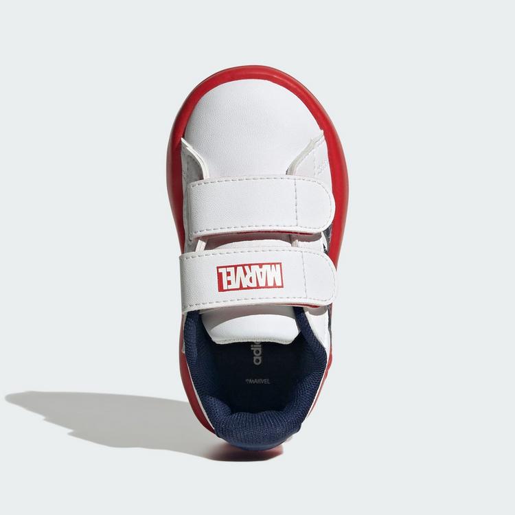 adidas adidas ADIDAS MARVEL SPIDER-MAN GRAND COURT Sneaker Kinder - Cloud White / Dark Blue / Pure Ruby - 1 | SportScheck