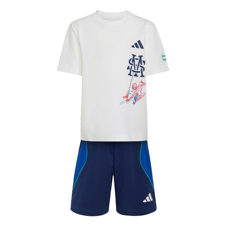 adidas adidas ADIDAS MARVEL SPIDER-MAN SET, T-SHIRT Trainingsanzug Kinder - White / Dark Blue - 0 | SportScheck