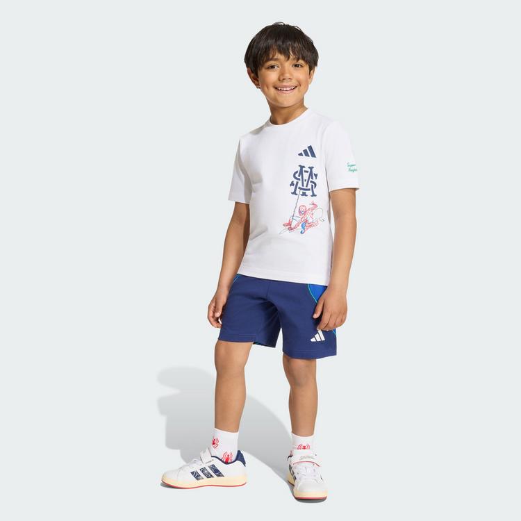 adidas adidas ADIDAS MARVEL SPIDER-MAN SET, T-SHIRT Trainingsanzug Kinder - White / Dark Blue - 0 | SportScheck