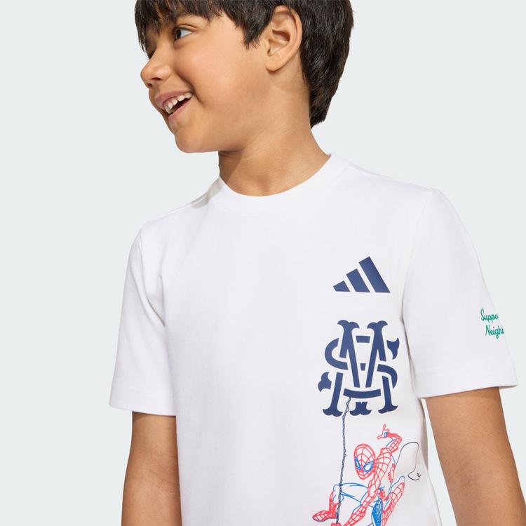adidas adidas ADIDAS MARVEL SPIDER-MAN SET, T-SHIRT Trainingsanzug Kinder - White / Dark Blue - 0 | SportScheck