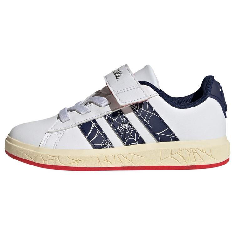 adidas adidas ADIDAS MARVEL SPIDER-MAN GRAND COURT Sneaker Kinder - Cloud White / Dark Blue / Warm Vanilla - 0 | SportScheck