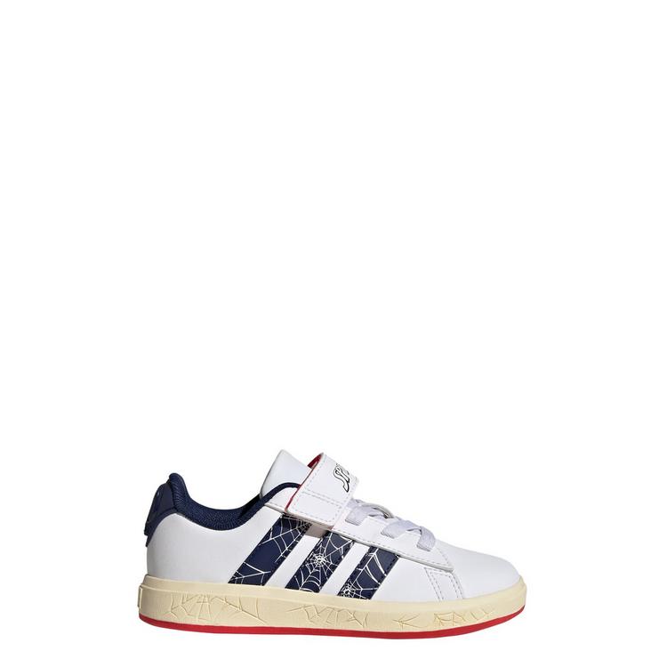 adidas adidas ADIDAS MARVEL SPIDER-MAN GRAND COURT Sneaker Kinder - Cloud White / Dark Blue / Warm Vanilla - 0 | SportScheck