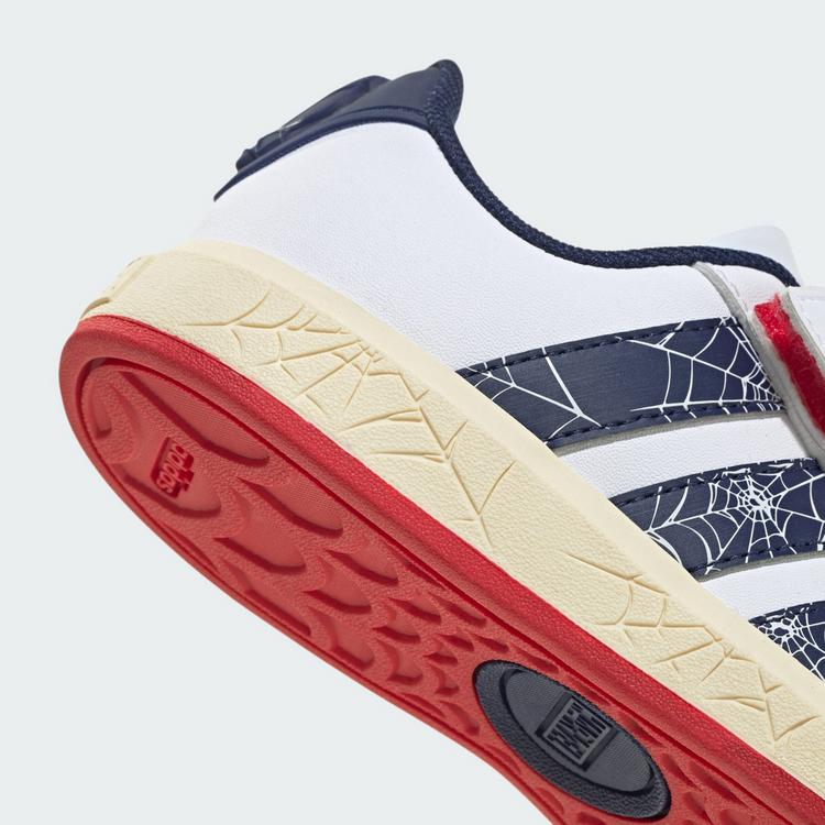 adidas adidas ADIDAS MARVEL SPIDER-MAN GRAND COURT Sneaker Kinder - Cloud White / Dark Blue / Warm Vanilla - 6 | SportScheck