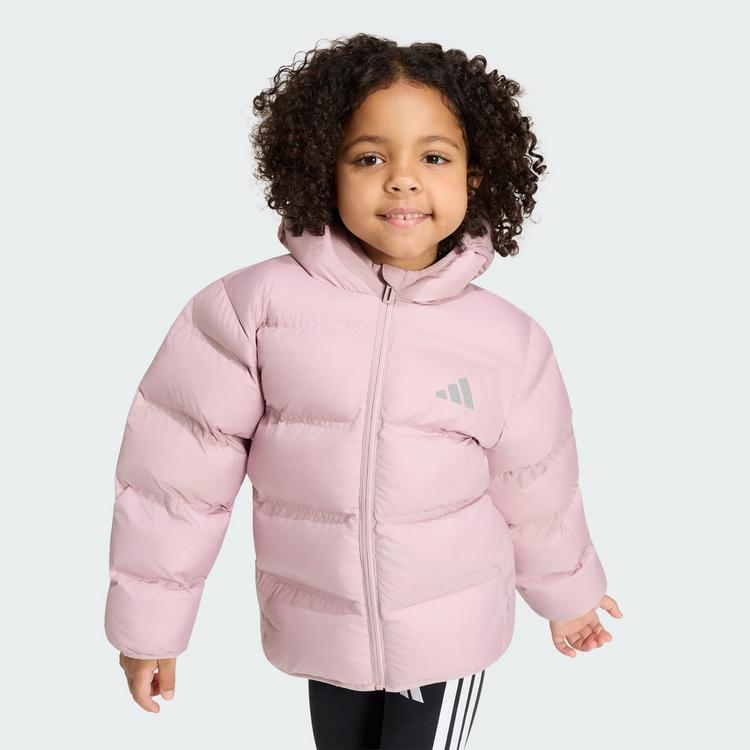 adidas adidas JACKE, KUNSTDAUNEN Trainingsjacke Kinder - Dual Lilac / Reflective Silver - 0 | SportScheck