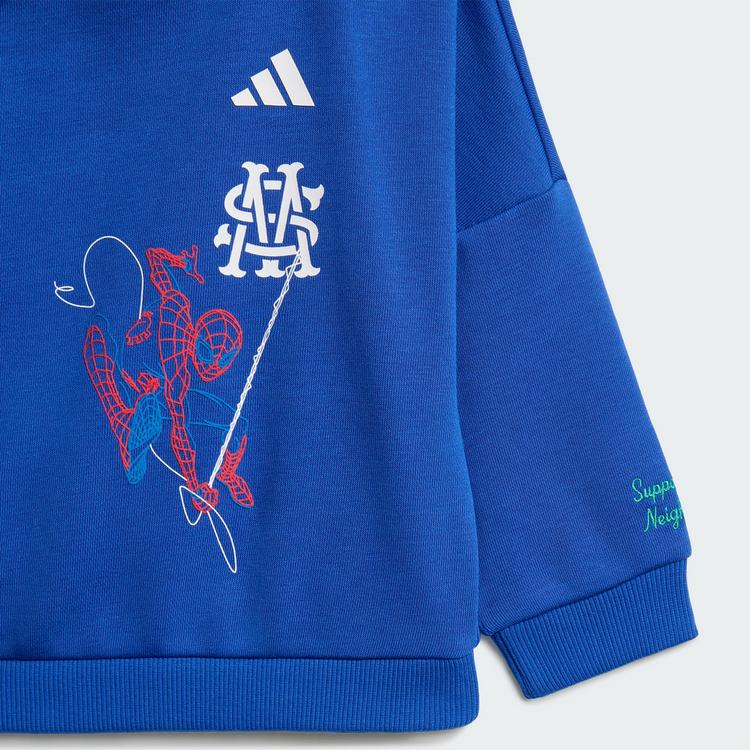 adidas adidas ADIDAS MARVEL SPIDER-MAN JOGGINGANZUG Trainingsanzug Kinder - Royal Blue / White - 1 | SportScheck