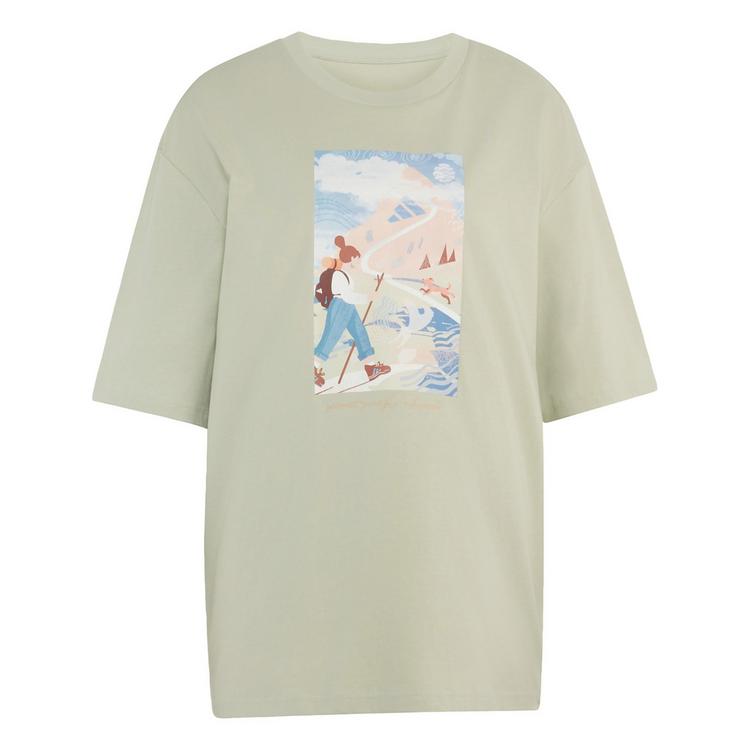 adidas adidas TERREX SECRET PATHS AHEAD T-SHIRT, Funktionsshirt Damen - Halo Green - 0 | SportScheck