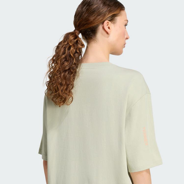 adidas adidas TERREX SECRET PATHS AHEAD T-SHIRT, Funktionsshirt Damen - Halo Green - 1 | SportScheck