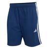 adidas Essentials 3-Streifen Single Jersey Shorts Herren - Team Navy Blue 2 / White