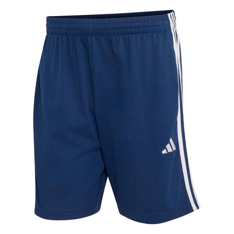 adidas adidas Essentials 3-Streifen Single Jersey Shorts Herren - Team Navy Blue 2 / White - 0 | SportScheck