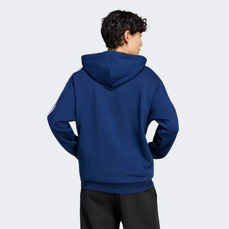 adidas adidas Essentials 3-Streifen French Terry Hoodie Herren - Team Navy Blue 2 / White - 1 | SportScheck