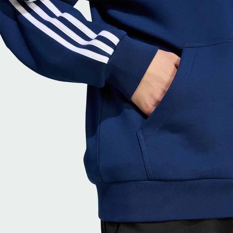 adidas adidas Essentials 3-Streifen French Terry Hoodie Herren - Team Navy Blue 2 / White - 1 | SportScheck