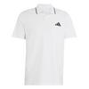 adidas Essentials 3-Streifen Pikee-Poloshirt T-Shirt Herren - White / Black