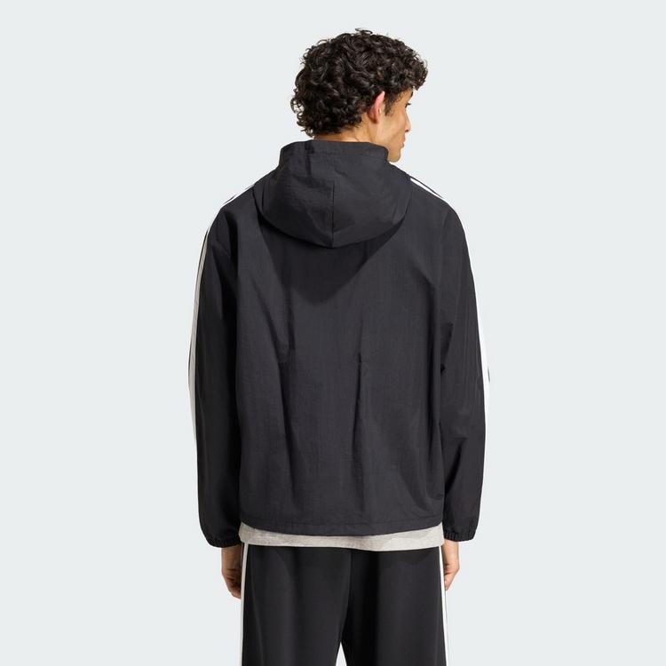 adidas adidas Essentials 3-Streifen Woven Windbreaker Windbreaker Herren - Black / White - 1 | SportScheck
