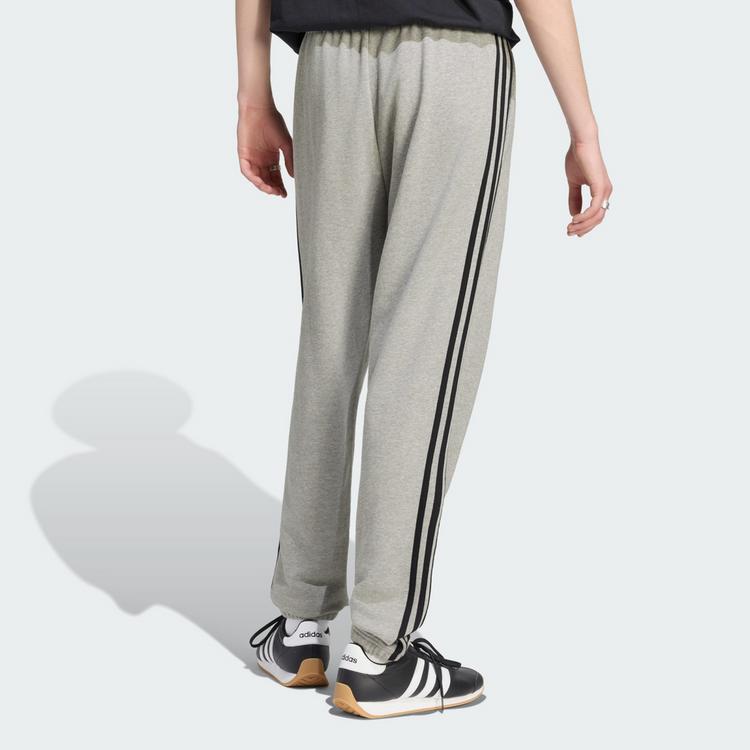 adidas adidas Essentials 3-Streifen Hose, French Sweathose Herren - Medium Grey Heather / White - 1 | SportScheck