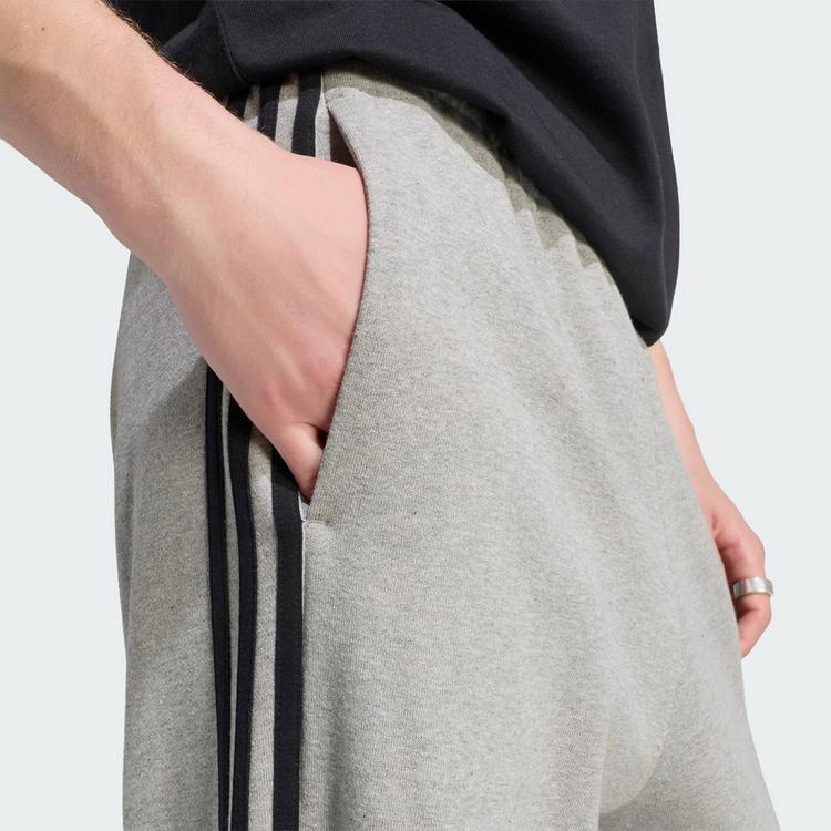 adidas adidas Essentials 3-Streifen Hose, French Sweathose Herren - Medium Grey Heather / White - 1 | SportScheck