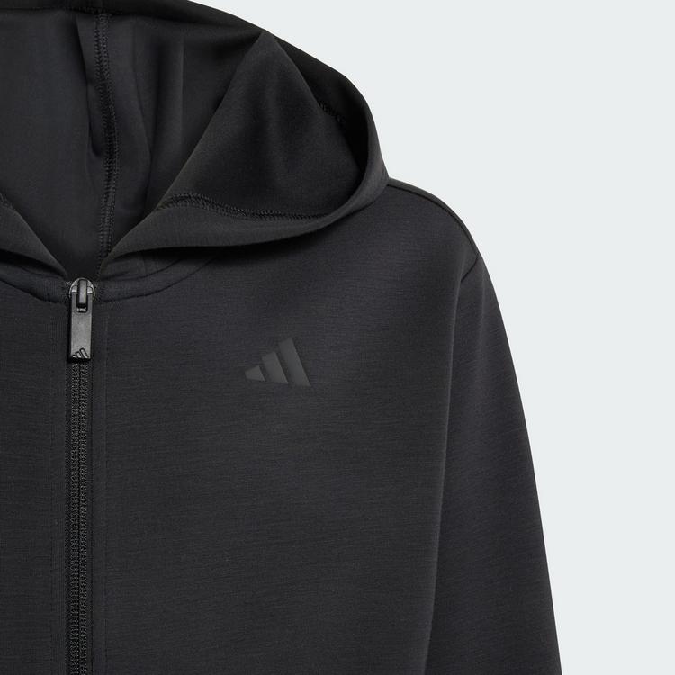 adidas adidas ADIDAS KAPUZENJACKE, DURCHGEHENDER Hoodie Kinder - Black - 3 | SportScheck